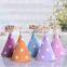 Light color birthday paper party hat for child decoration