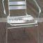 0503outdoor garden aluminum good quality stackable dining table and chair set YC001 YT1