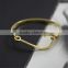 Korean Personality Female Stainless Steel Rose Gold Plated Bracelet