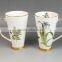 Ceramic the coffee mugs,unique shape ceramic coffee mugs, the cup