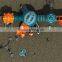Kids Outdoor Games Robot Slide and Fitness Equipment KQ50064A