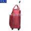 Carry-On Type Polyester Bag Travel Wheeled Trolley Bag With Zipper