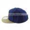 Flat Brim Blank Custom 5 Panel Leather Patch adjust snapback hats