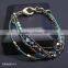 Multilayer Glass Bead Bracelet