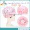 flower shower cap/polyester swim caps