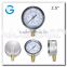 High quality 2.5inch 63mm bottom entry gauge psi