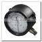 High quality 4.5 inch bottom mounting process polypropylene pressure gauge