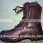 fashion military boots low price safety shoes with side-zip PU/rubber outsole steel toe