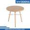New design modern wooden round teapoy side table B009Y