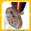 2016 hot Selling Custom Metal Souvenir Medal with beautiful Ribbon