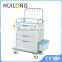 Multifunction Movable Stainless Steel IV Pole Hook Trolley