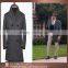 Popular Custom Made Grey Double Breasted Overcoat Men