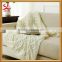 High Quality Cashmere Cable Knit Blanket 100% Arcylic White Baby Blanket 50x60inches