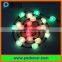 50mm diameter crystal 3D two side emitting light RGB color programmable LED ball