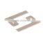 custom metal flat heated grip pin terminal