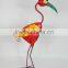 Made in china vivid large metal flamingo statue ornament