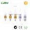 High lumen ultra bright e14 3w-5w bulb led candle lamp