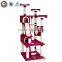 plush cat shaped deluxe pet cat condo cat tree