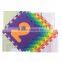 Melors eva foam non-smell education alphabet numbers puzzle jigsaw mat water proof baby play mat
