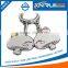 2016 Alloy stainless steel custom shaped keychain metal