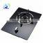 High quality black tempered glass top gas stove