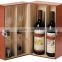 Hot!!! 2014 Alibaba New Product Locked Wooden Wine Bottle Packaging Box (ZDW14-W003)