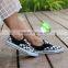 canvas shoes with fashion pattern