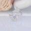 wholesale 925 stering silver jewelry sunflower butterfly zircon design pave setting ring