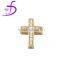 Bulk sale 925 sterling silver tiny cross pendant with CZ