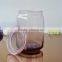 Wholesale glass candle container with lid candle holder glass type