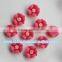 Factory Price Fashion 13mm Matt Flower Resin Beads Acrylic Floral Beads