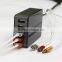2 in 1 Home Charger With Usb Port 2 Socket,power Bank Charger Super Fast for Samsung,charger Multi for Ipad