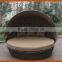 Classic Round Daybed With Canopy 3PC Cushions