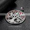 Jingli Jewelry Tree of Life Pendant With Red Rhinestone (GH-029)