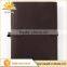 top quality refillable genuine leather notebook with pen loop