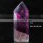 Hot wholesale nature purple fiuorite crystal point/wand for home decoration