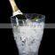 Custom Acrylic Wine Cooler Bucket, Plastic Ice Cooler Bucket Wholesale