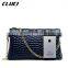 fashion women leather beach bag chain sling shoulder bag