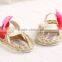 Hemp rope flower baby shoes fancy dress shoes baby girl sandals baby shoes