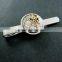 18mm vintage style steam punk watch movement core rhodium,metal gun black fashion tie clip bar 6830002