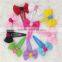 Bobby Pin with Bow for Girls Hair Clips Children Hair Accessories Girls Bobby Pin with Flowers 10color IN STOCK