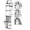 Best price belt type bucket elevator conveyor for food industry