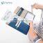 Leather passport case passport book passport cover with pen