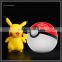 Pokemon Go Pikachu Phone Charger external 10000mah led usb portable battery pokeball power bank
