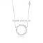 New fashion hot sale jewelry Gianna Jun korea style silver crystal necklace Legend of the blue sea