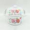 China Manufacturers Fruit Decal Printing Carbon Steel Cookware Enamel Casserole