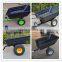 Heavy duty outdoor utility pulled riding lawn mower trailer