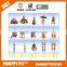plastic pet birds toys hanging bird toys with bell