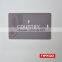 Double sided printing metal magnetic stripe card
