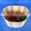Unfinished wooden pail pail pack washing pail wooden pail with New design